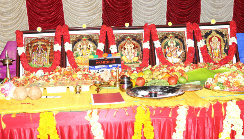 Karthi18 Pooja Stills 2
