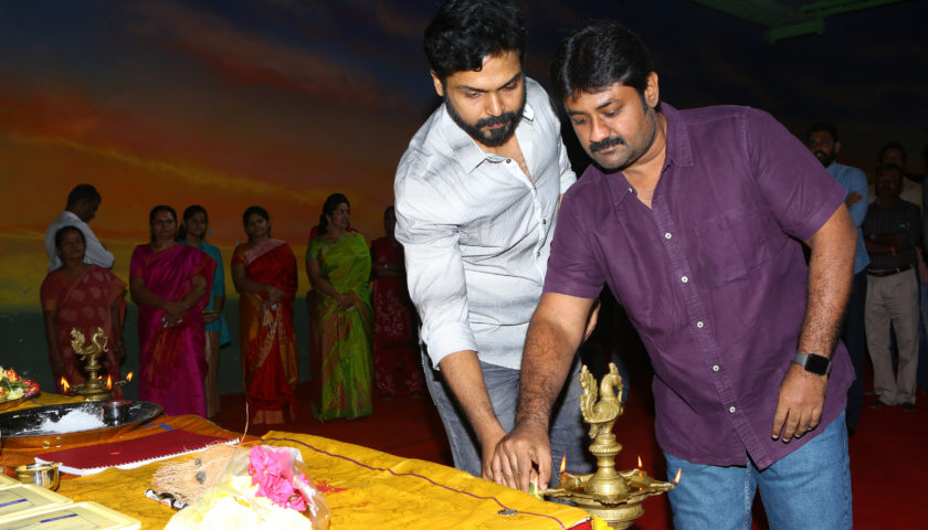 Karthi18 Pooja Stills 4