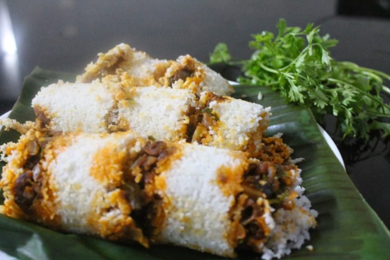 ചിക്കൻ റവ പുട്ട്