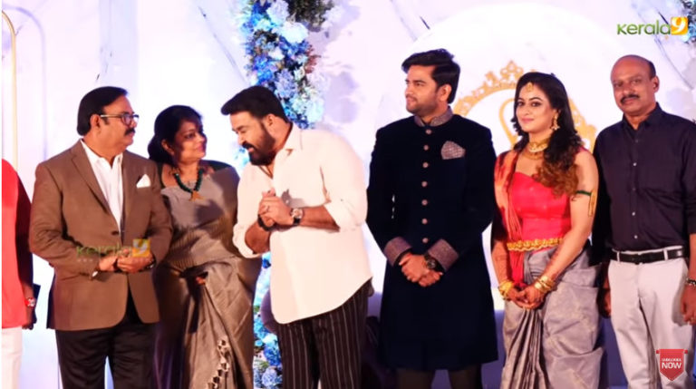 മണിയൻപിള്ള രാജുവിന്റെ മകന്റെ വിവാഹസൽക്കാര വീഡിയോ കാണാം