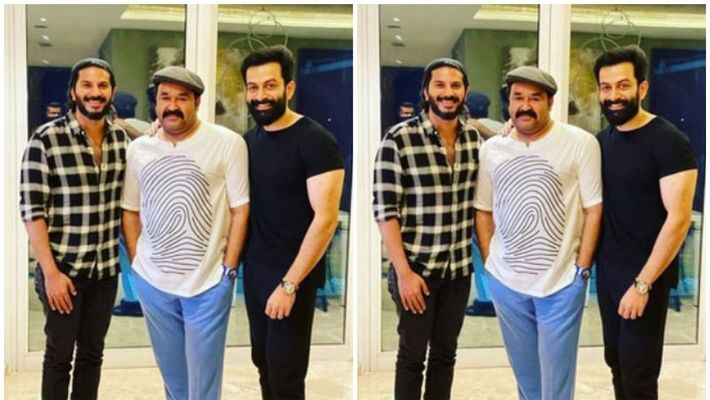 ലാലേട്ടനും പൃഥിയും പിന്നെ ദുല്‍ഖറും; ഫോട്ടോ ഏറ്റെടുത്ത് ആരാധകര്‍