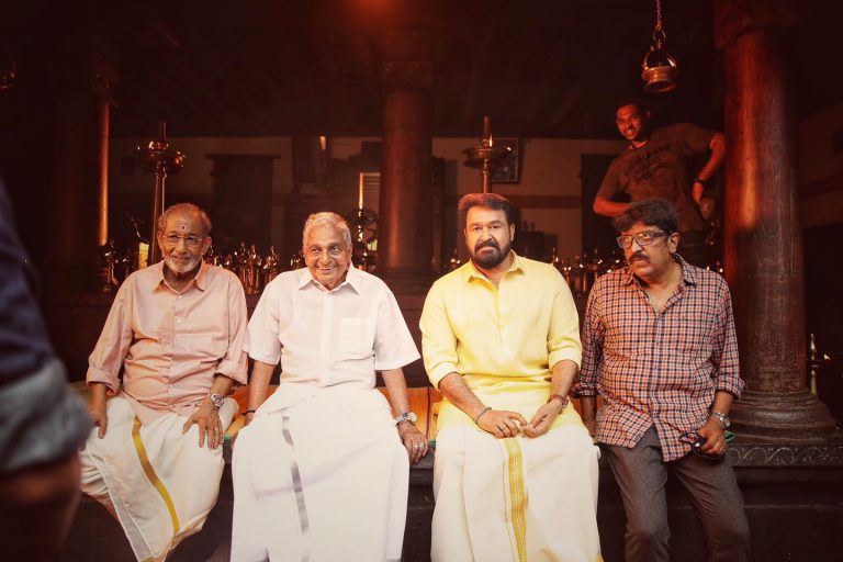 ‘ജീവിച്ചിരിക്കുന്ന മൂന്ന് ഇതിഹാസങ്ങള്‍ക്കൊപ്പം’;  ആറാട്ടിലെ ഗാന ചിത്രീകരണ രംഗം പങ്കുവച്ച് ബി ഉണ്ണികൃഷ്ണന്‍