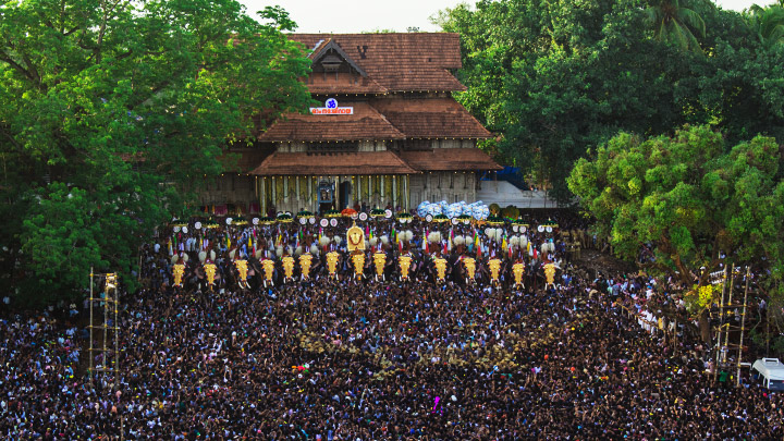 Thrissur Pooram as usual