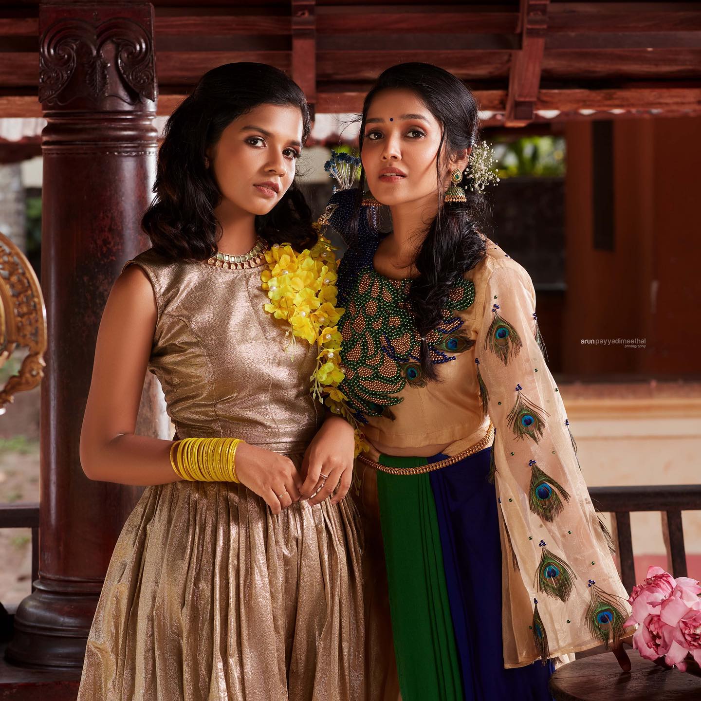 Anikha Surendran and Sreya Jayadeep viral Photoshoot