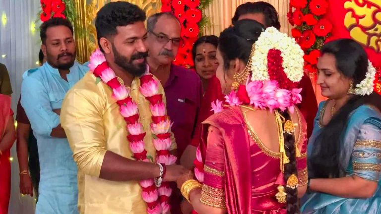 ഷുഹൈബ് വധക്കേസ് പ്രതി ആകാശ് തില്ലങ്കേരി വിവാഹിതനായി ; വീഡിയോ കാണാം
