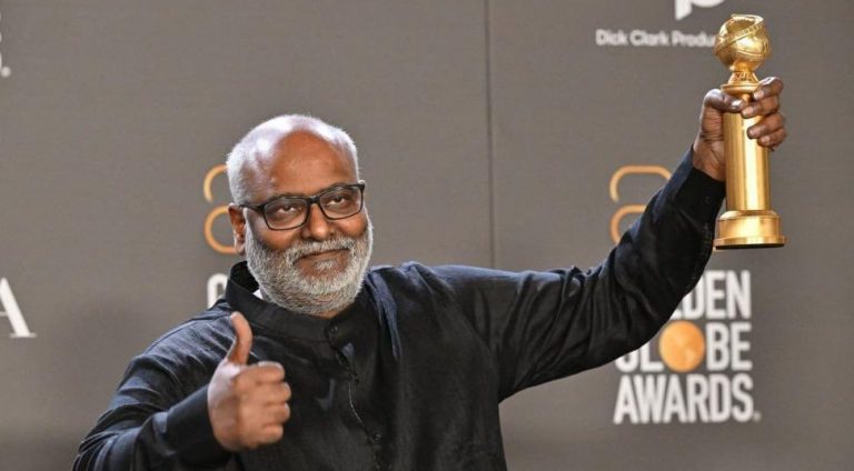 എ ആർ റഹ്മാനു പിന്നാലെ ഗോൾഡൻ ഗ്ലോബ് പുരസ്‌കാരം എത്തിച്ചിരിക്കുന്നു സംഗീത സംവിധായകൻ കീരവാണി