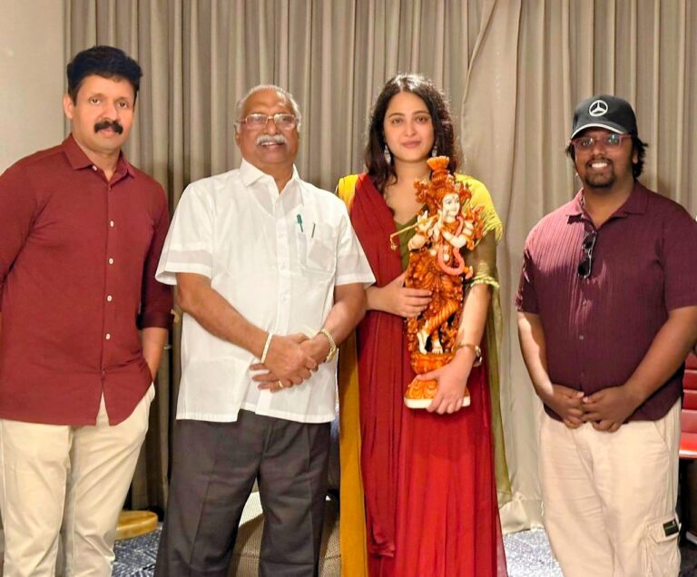 ശ്രി ഗോകുലം മൂവിസിന്റെ ‘കത്തനാരിൽ’ അനുഷ്‌ക ഷെട്ടി ജോയിൻ ചെയ്തു !*