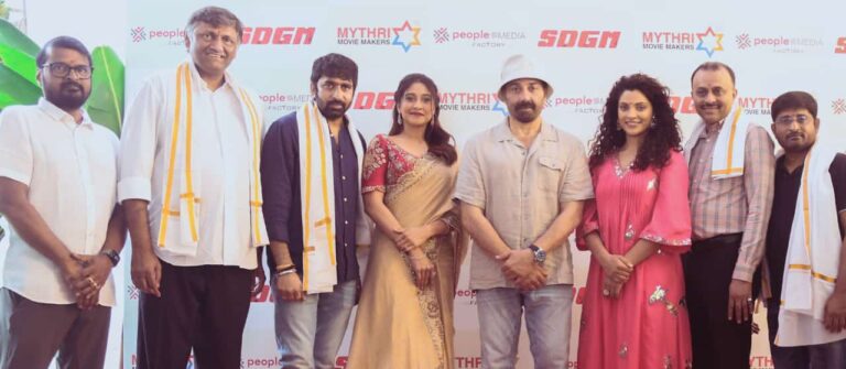 മൈത്രി മൂവി മേക്കേഴ്‌സ്-പീപ്പിൾ മീഡിയ ഫാക്ടറി ചിത്രം ‘എസ്ഡിജിഎം’ ! നായകൻ സണ്ണി ഡിയോൾ…