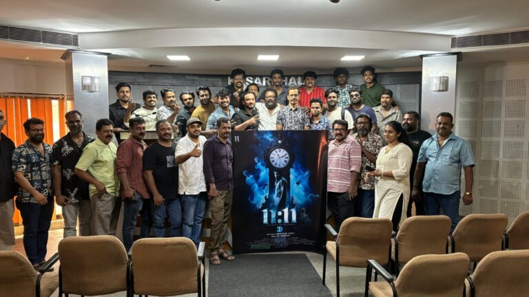 ധ്യാൻ നായകനാകുന്ന ത്രീഡി ചിത്രം11:11 ഫസ്റ്റ്ലുക്ക് പോസ്റ്റർ ലോഞ്ച്