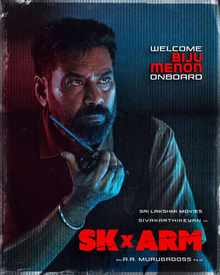 ശിവകാർത്തികേയൻ- എ.ആർ .മുരുഗദോസ് ചിത്രത്തിൽ ബിജു മേനോൻ