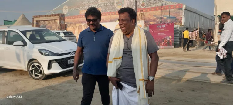 പാൻ ഇന്ത്യൻ ചിത്രം കൊരഗജ്ജ റിലീസിന് മുമ്പ് സംവിധായകൻ സുധീർ അത്താവറും സംഘവും മഹാ കുംഭമേളയിൽ പങ്കെടുത്തു അനുഗ്രഹം തേടി