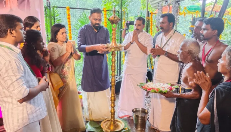 കല്ലേലി പൂങ്കാവനത്തില്‍  ആയിരങ്ങള്‍ ആദിത്യ പൊങ്കാല സമര്‍പ്പിച്ചു