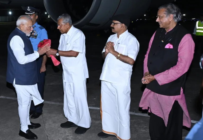 വിഴിഞ്ഞം അന്താരാഷ്ട്ര തുറമുഖം: പ്രധാനമന്ത്രി നരേന്ദ്രമോദി തിരുവനന്തപുരത്ത്