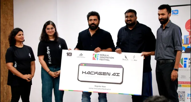 ഹാക്ക്ജെൻ എഐ 2025: നിവിൻ പോളിയുടെ പോളി ജൂനിയർ പിക്ചേഴ്സ്, സൂപ്പർ ബ്രൈൻ എഐ, കെഎസ്‌യുഎം എന്നിവരുമായി സഹകരിക്കുന്നു