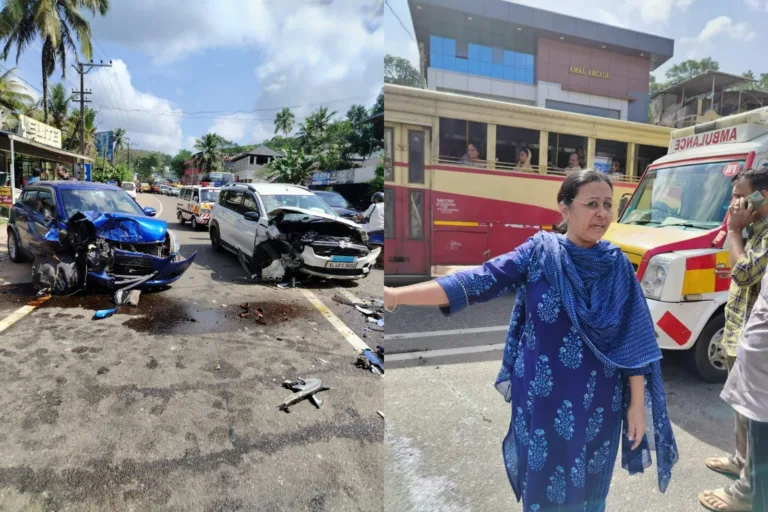 നിലമേല്‍ വാഹനാപകടം: പരിക്കേറ്റവര്‍ക്ക് സഹായവുമായി മന്ത്രി വീണാ ജോര്‍ജ്