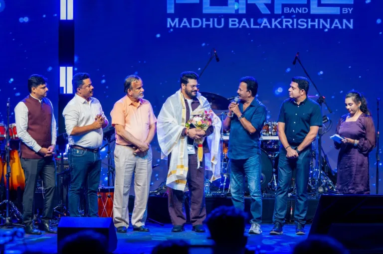 മധു ബാലകൃഷ്ണന്റെ പുതിയ തുടക്കം; പർപ്പിൾ ബാൻഡിന്റെ ഉദ്ഘാടനം പ്രൗഡ​ഗംഭീരമായി അരങ്ങേറി