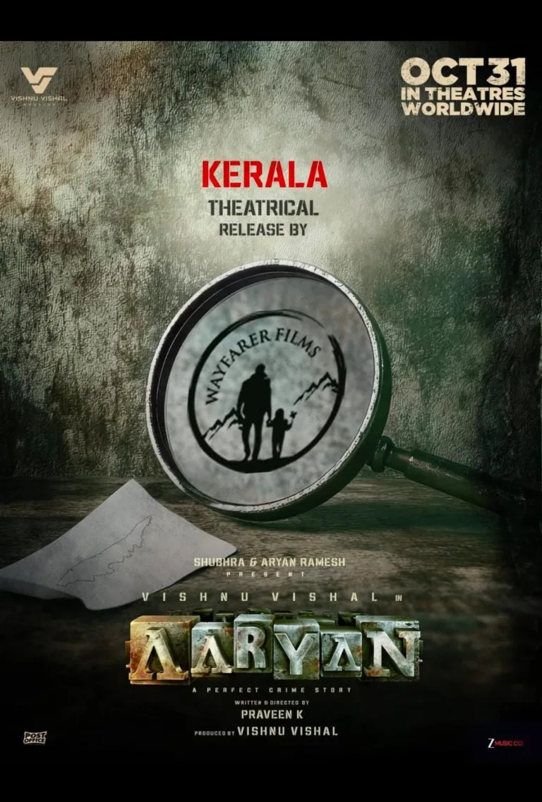 രാക്ഷസന് ശേഷം ആര്യനുമായി വിഷ്ണു വിശാൽ; ചിത്രം കേരളത്തിലെത്തിക്കുന്നത് ദുൽഖർ സൽമാന്റെ വേഫറെർ ഫിലിംസ്