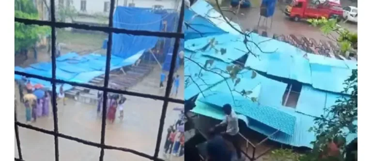 കലോത്സവത്തിനിടെ കൊല്ലത്ത് വേദി തകര്‍ന്നു; അധ്യാപികയ്ക്കും വിദ്യാര്‍ഥികള്‍ക്കും പരിക്ക്
