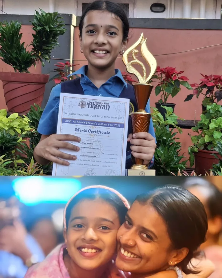 വിജയത്തിലല്ല, മറിച്ച് അവള്‍ അവിടെ കണ്ടെത്തിയ സന്തോഷത്തിലും ധൈര്യത്തിലും എൻ്റെ മനസ്സ് നിറഞ്ഞുപോയി