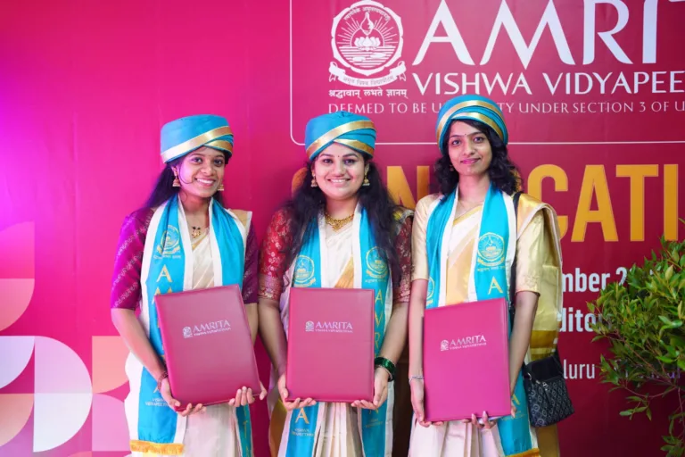 അമൃത വിശ്വവിദ്യാപീഠം കൊച്ചി ക്യാമ്പസിൽ ബിരുദസമർപ്പണം