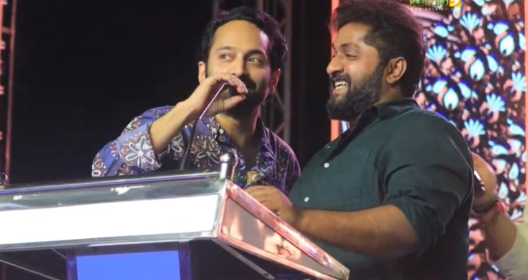 കഥ പറയാൻ ചെന്ന എന്നോട് ഇങ്ങോട്ട് കഥ പറഞ്ഞു തിരിച്ചയച്ചു’; ഫഹദിനെ വേദിയിലിരുത്തി ധ്യാൻ ശ്രീനിവാസൻ, മാസ് മറുപടിയുമായി ഫഹദ്