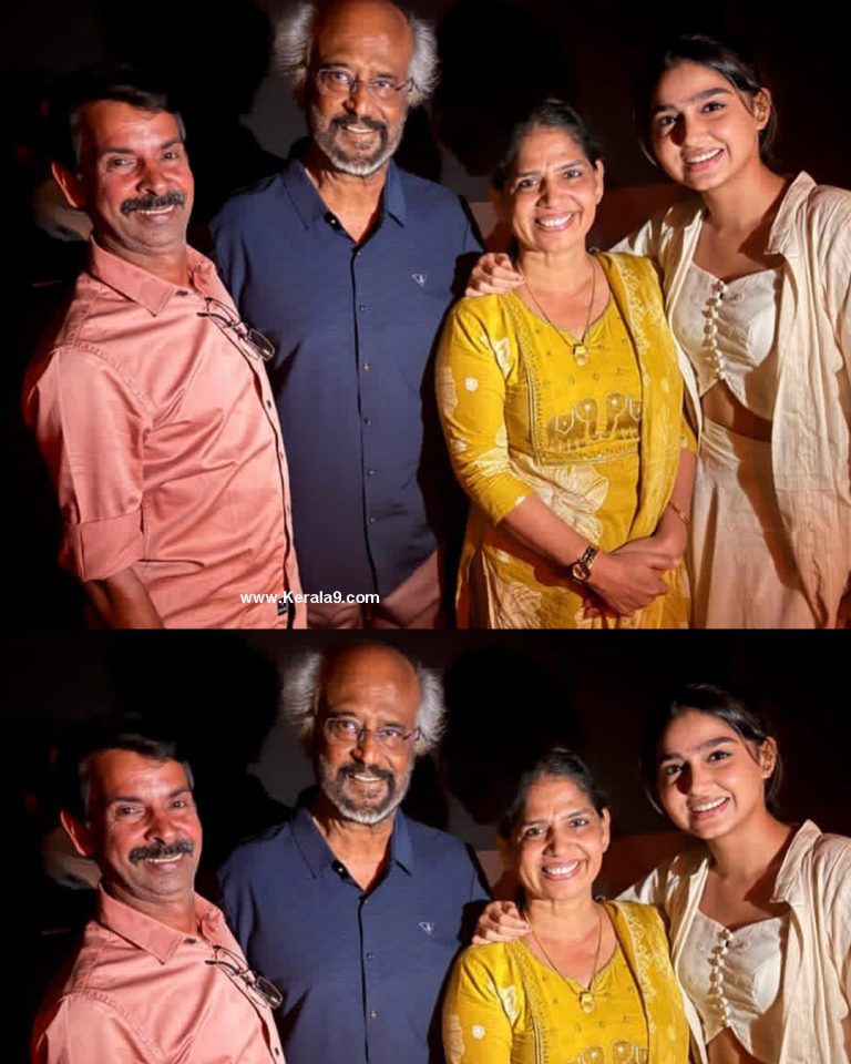 അച്ഛന്റെ ‘ഹീറോയെ’ നേരിൽ കണ്ട നിമിഷം; രജനികാന്തിനൊപ്പമുള്ള ചിത്രം പങ്കുവെച്ച് അനശ്വര രാജൻ