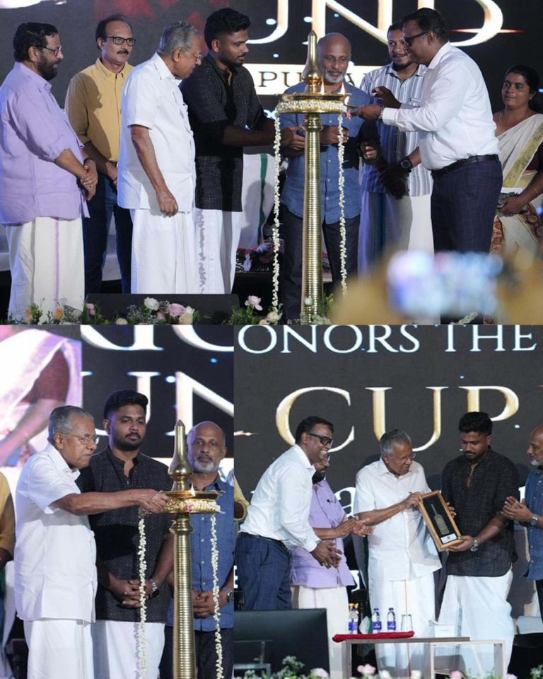 മംഗലപുരം ക്രിക്കറ്റ് സ്റ്റേഡിയം മുഖ്യമന്ത്രി ഉദ്ഘാടനം ചെയ്തു; സഞ്ജു സാംസണെ ആദരിച്ചു