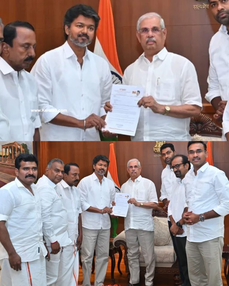 തമിഴ്നാട്ടിൽ വിജയകുതിപ്പുമായി വിജയ്; സർക്കാർ രൂപീകരിക്കാൻ അവകാശവാദം ഉന്നയിച്ചു