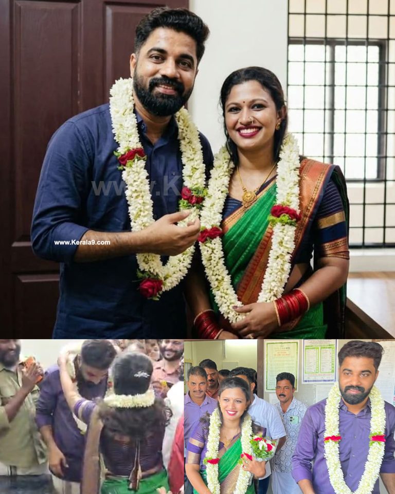 മുൻ എസ്എഫ്ഐ നേതാക്കളായ പി.എം. ആർഷോയും കെ. വിദ്യയും വിവാഹിതരായി; ചടങ്ങുകൾ തൃക്കരിപ്പൂർ രജിസ്ട്രാർ ഓഫീസിൽ | SFI PM Arsho K Vidya Marriage