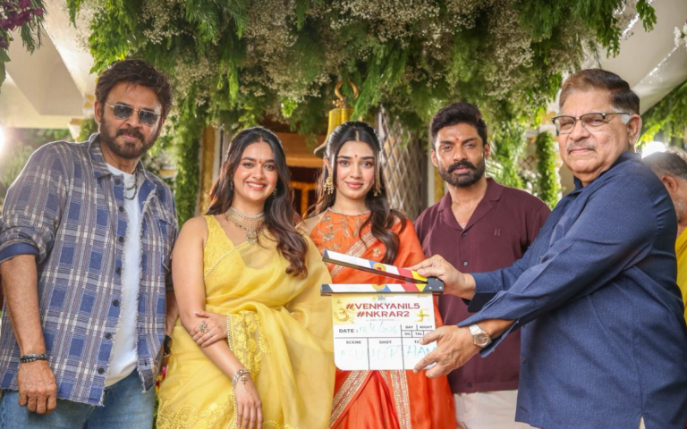 വിക്ടറി വെങ്കിടേഷ്- നന്ദമുരി കല്യാൺ റാം- അനിൽ രവിപുടി ചിത്രം ആരംഭിച്ചു; നിർമ്മാണം ഷൈൻ സ്ക്രീൻസ്