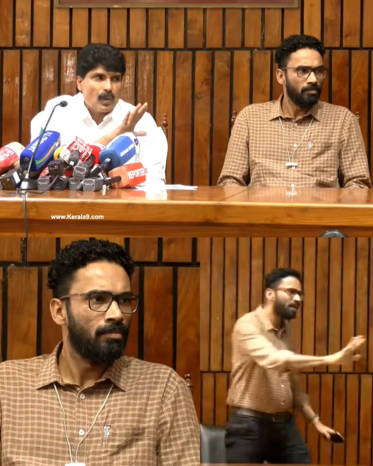 മാധ്യമപ്രവർത്തകരുടെ പ്രതിഷേധം; കൃഷിമന്ത്രിയുടെ വാർത്താസമ്മേളനത്തിൽ നിന്ന് ശ്രീറാം വെങ്കിട്ടരാമൻ ഇറങ്ങിപ്പോയി; നാടകീയ രംഗങ്ങൾ | Sriram Venkitaraman, Journalist Protest, Minister T Siddique, Kerala Media
