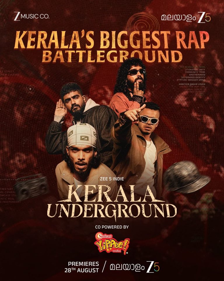 ZEE5 അവതരിപ്പിക്കുന്ന ‘ഇൻഡി കേരള അണ്ടർഗ്രൗണ്ട്’ ഓഗസ്റ്റ് 28 മുതൽ