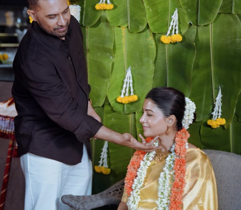 പരമ്പരാഗത ചടങ്ങുകളോടെ സാമന്തയുടെ ബേബി ഷവർ; ചിത്രങ്ങൾ പങ്കുവെച്ച് താരം