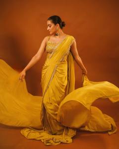 aditi-ravi-in-mustard-yellow-embroidered-ready-to-wear-saree-images-003