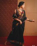 actress-aditi-ravi-latest-photos-in-black-saree-style-with-blouse-1