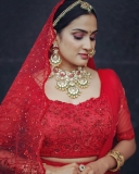 aditi-ravi-in-new-red-bridal-lehenga-choli-photos-001