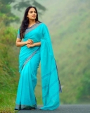 aditi-ravi-latest-photos-in-blue-saree