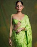 ahaana-krishna-latest-photos-in-green-saree-by-KALAAKAARI-002