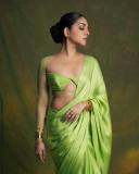 ahaana-krishna-latest-photos-in-green-saree-by-KALAAKAARI-004