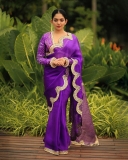 ahana-krishnakumar-in-violet-colour-dress-style-photoshoot