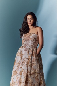 aishwarya-lekshmi-in-Sleeveless-Floral-Brocade-Aline-Skater-Skirt-Back-Zipper-dress-photos-006