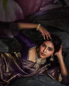 aishwarya-lekshmi-in-blue-silk-saree-photos
