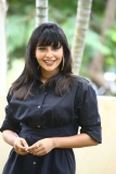 Godse Movie Heroine Aishwarya Lekshmi Black Dress Images