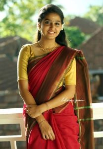 anaswara rajan saree photos-002