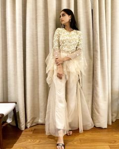 anaswara-rajan-wearing-Organza-Sharara-Set-004
