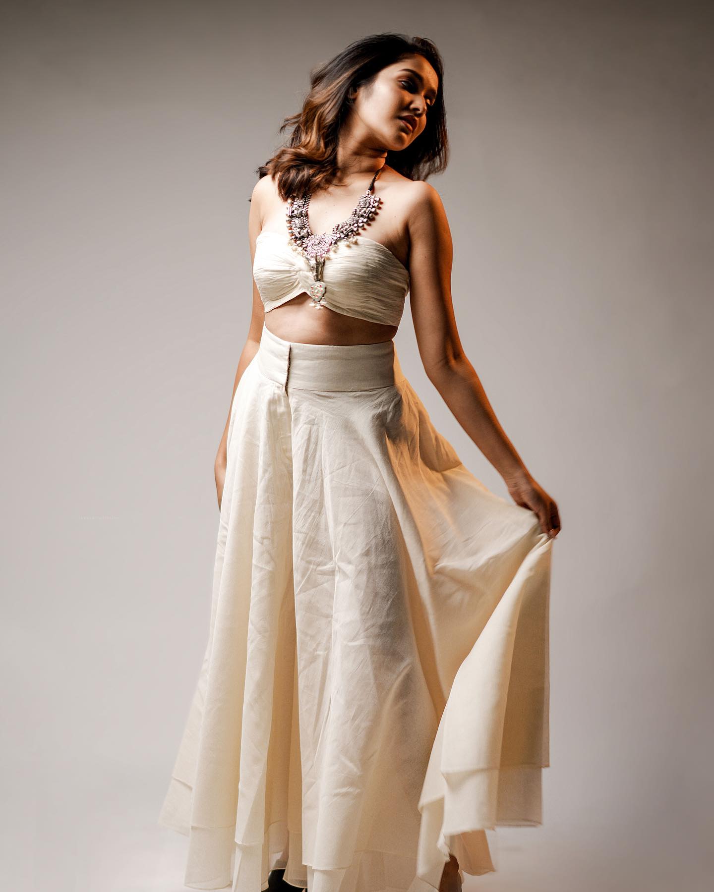 anikha-surendran-in-off-white-dress-photoshoot-latest