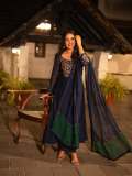 anikha-surendran-in-dark-blue-party-wear-churidar-ideas-photos-002