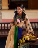 anikha-surendran-latest-photos-in-peacock-dress