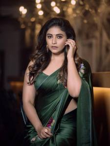 actress-anjali-in-green-saree-with-simple-work-photos-005