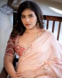 anjali-wearing-thread-work-peach-saree-with-combo-blouse-ideas-photos-007